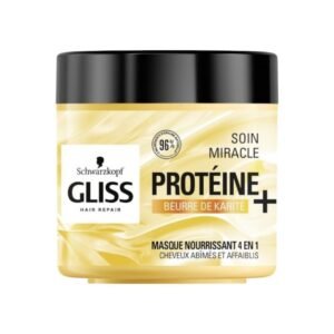 GLISS MASQUE PROTEIN+ KARITE BUTTER JAUNE 400ML