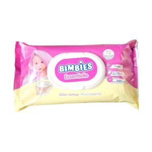 BIMBIES LINGETTE LAIT NETTOYANT 72PCS