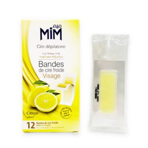 MIM BANDES CIRE VISAGE CITRON 12U