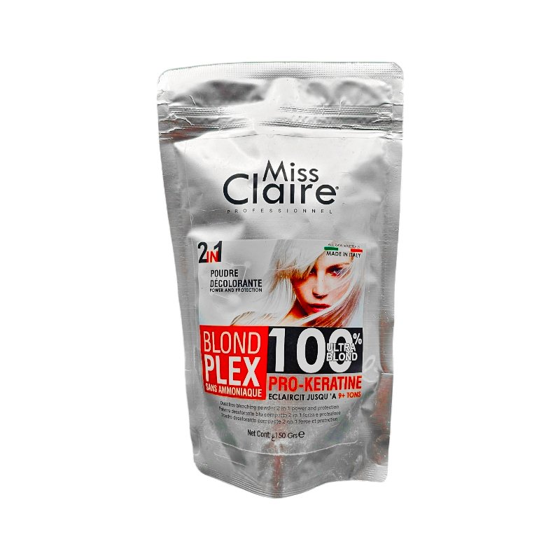 MISS CLAIRE POUDRE DECOLORANTE BLOND PLEX SANS AMONIAC 150G