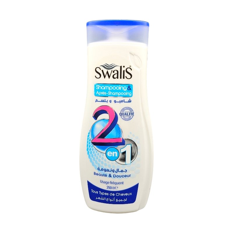 SWALIS SHP & ASHP 2EN1 250ML *BLANC*