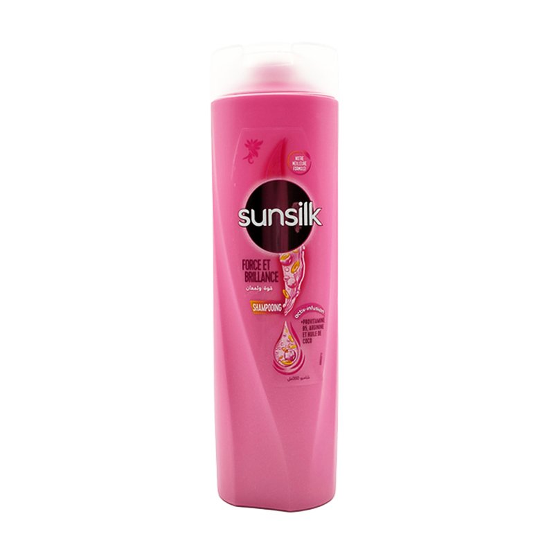 SUNSILK SHP FORCE & BRILLANCE 350ML *ROSE*