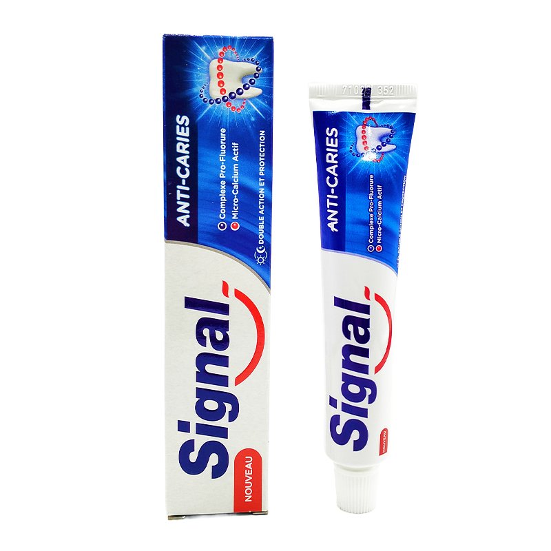 SIGNAL DENTIFRICE ANTI CARIES 50ML *BLEU*