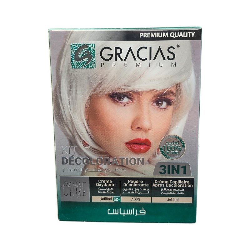 GRACIAS DECAPAGE KIT DECOLORATION 3IN1 15ML + 30G + 60ML