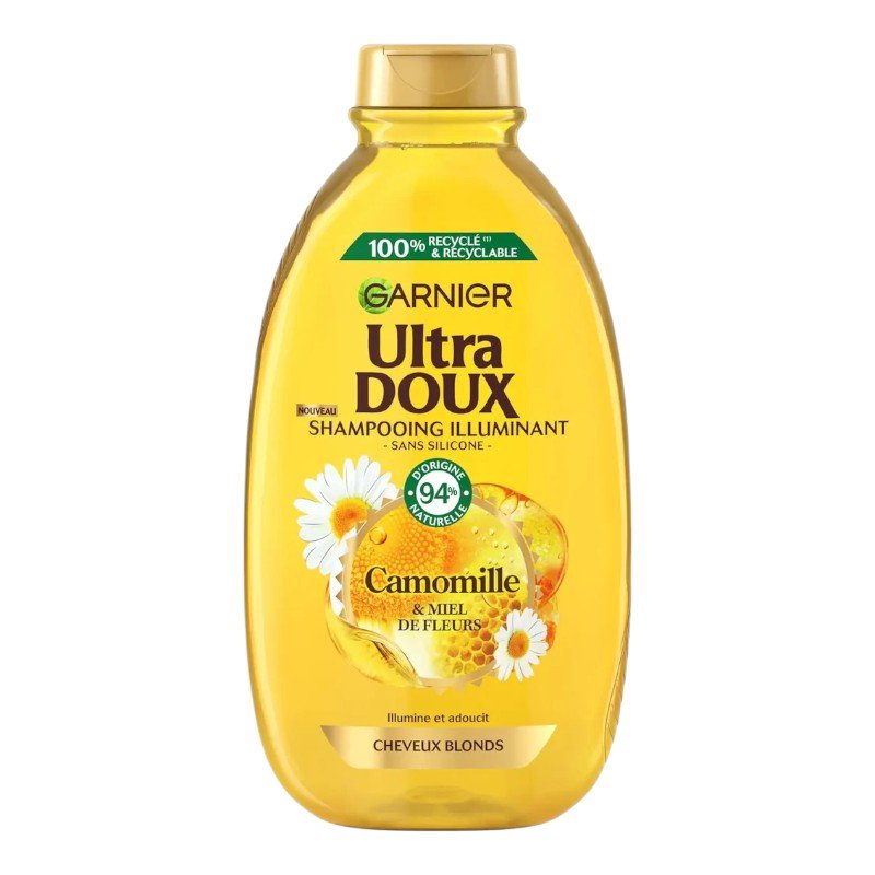 GARNIER ULTRA DOUX SHP CAMOMILLE & MIEL 250ML *JAUNE*