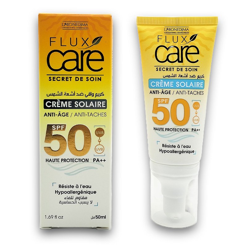 FLUX CARE ECRAN TOTAL ANTI AGE ANTI TACHES SPF50 50ML