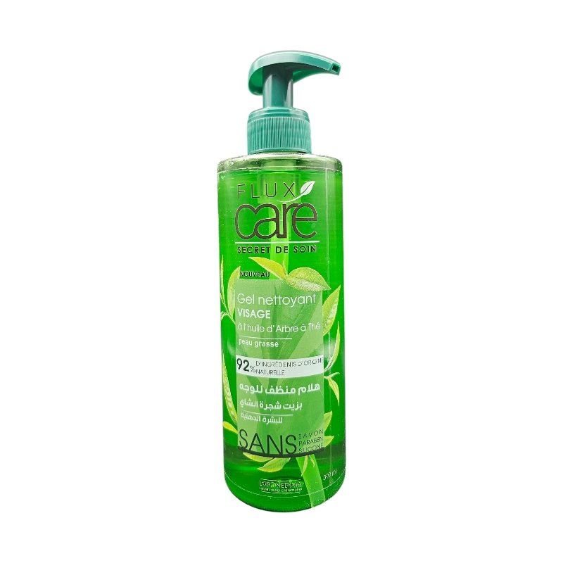 FLUX CARE GEL NETTOYANT VISAGE HUILE THE 390ML