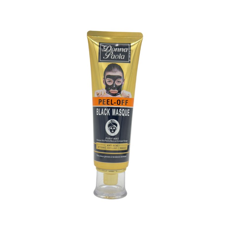 DONNA PAOLA PEEL OFF BLACK MASQUE VISAGE 120G *TUBE*