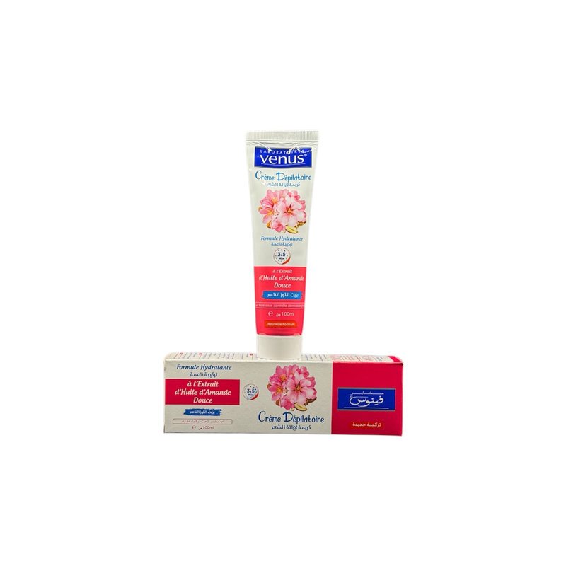VENUS CREME DEPILATOIRE HUILE DE AMANDE 100ML *ROSE*