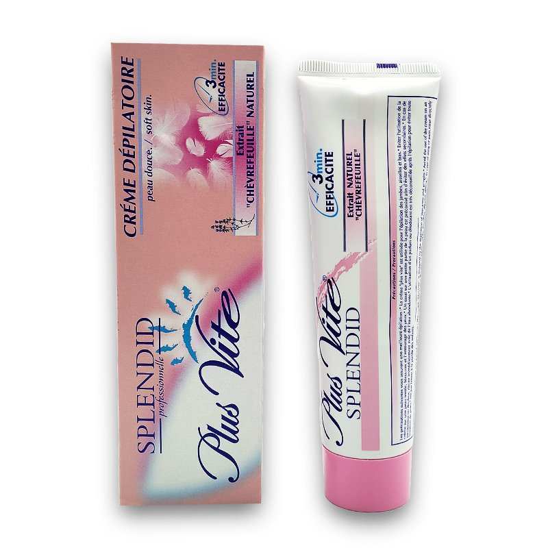 SPLENDID PLUS VITE CREME DEPILATOIRE CHEVREFEUILLE 100ML *ROSE*