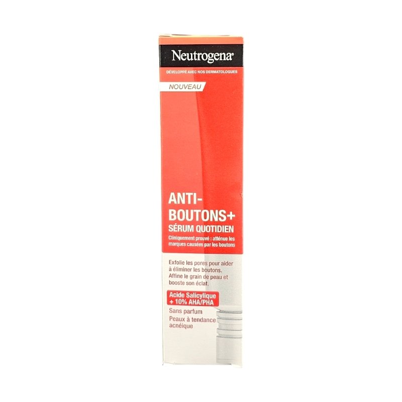 NEUTROGENA ANTI-BOUTONS+ SERUM QUOTIDIEN 30ML *ROUGE*