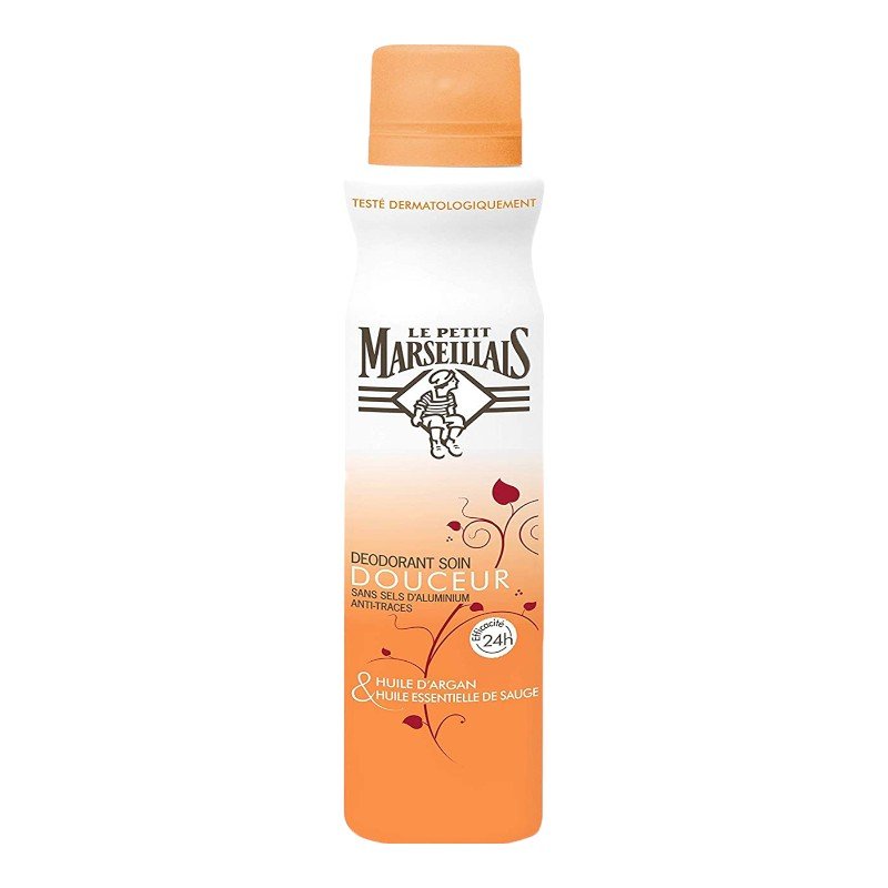 LE PETIT MARSEILLAIS DEO DOUCEUR HUILE D'ARGAN 200ML *ORANGE*