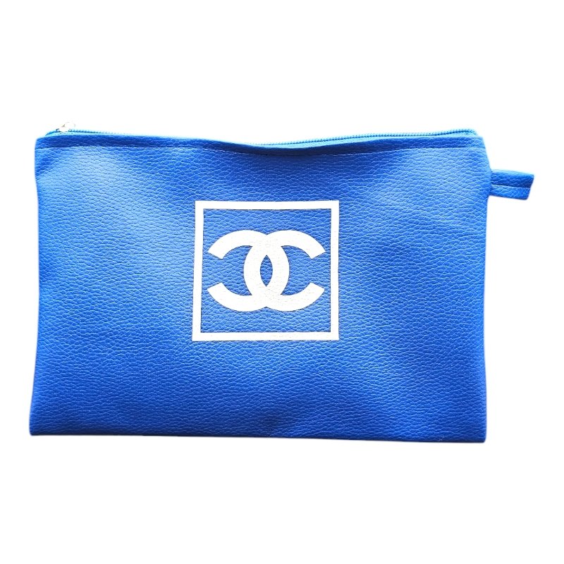 IL TROUSSE CUIR A CARREAUX / BLEU