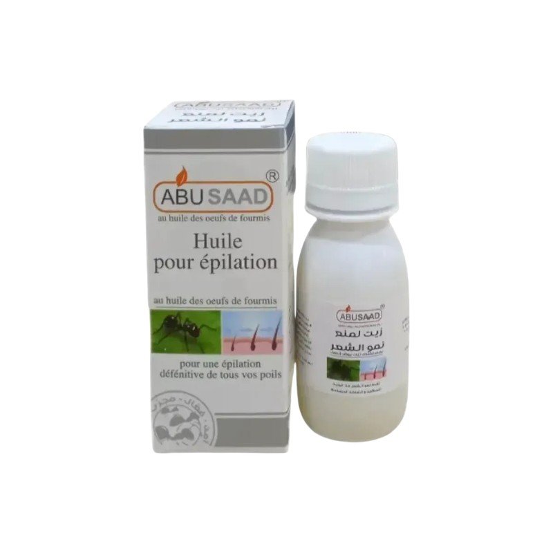 ABUSAAD HUILE POUR EPILATION OEUFS FOURMIS 60ML