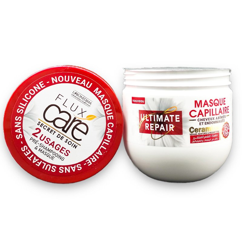 FLUX CARE MASQUE CHEV ULTIMATE REPAIR CERAMIDE 370ML *POT*