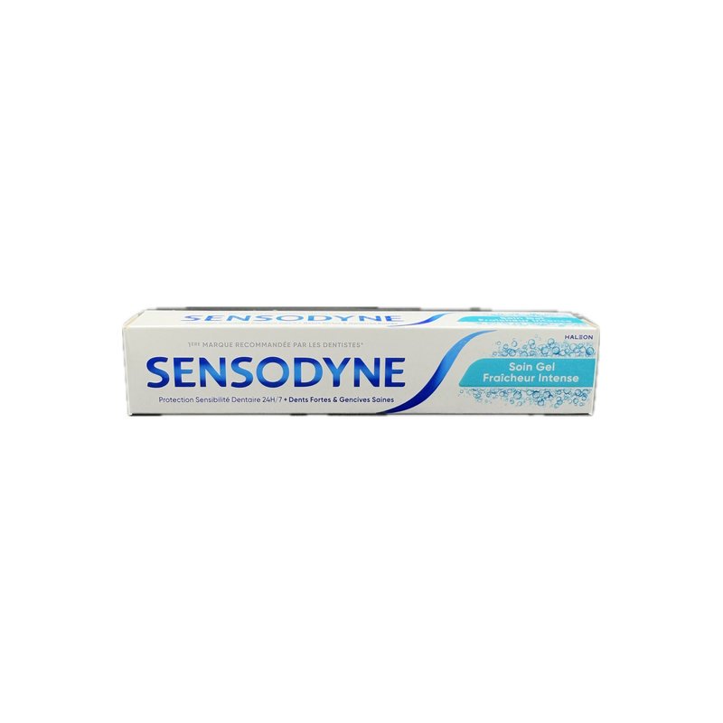 SENSODYNE DENTIFRICE SOIN GEL FRAICHEUR INTENSE 75ML *CYAN*