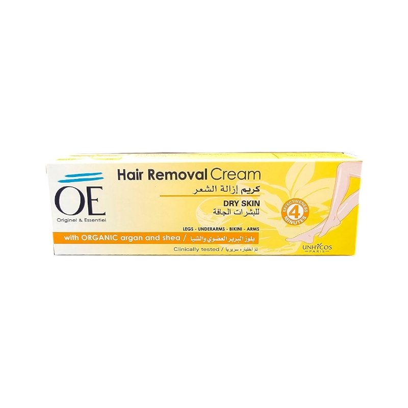 OE CREME DPILATOIRE ARGAN SHEA 100ML *JAUNE*