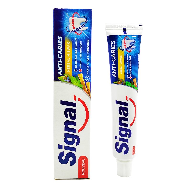 SIGNAL DENTIFRICE ANTI CARIES HERBAL MISWAK 50ML