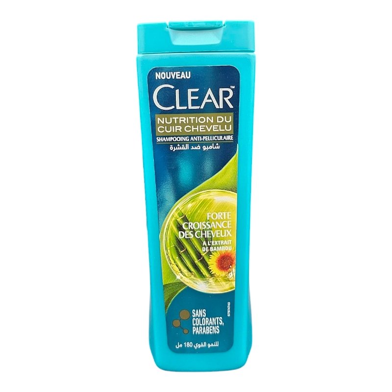 CLEAR SHP FORTE CROISSANCE DES CHEV BAMBOU 180ML