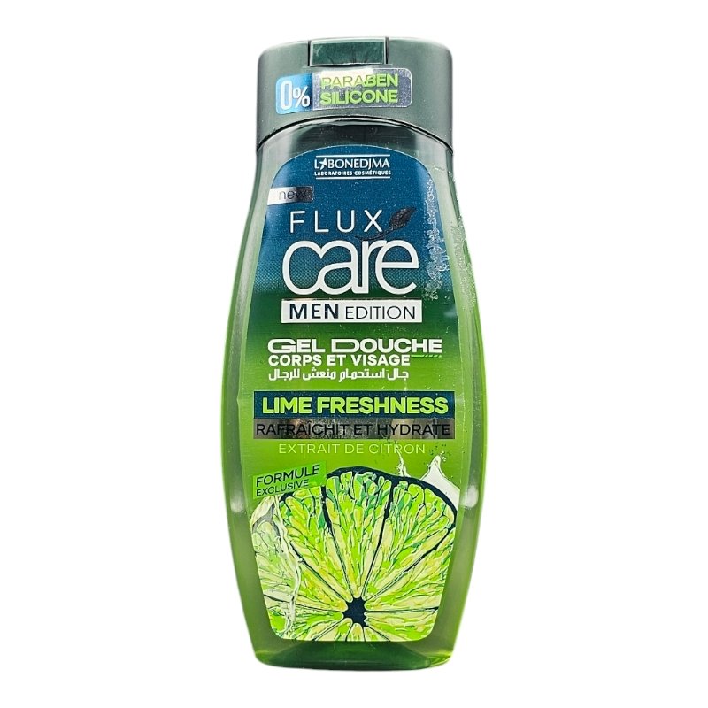 FLUX CARE MEN GELD TEA CHARCOAL / LIME FRESHNESS 265ML