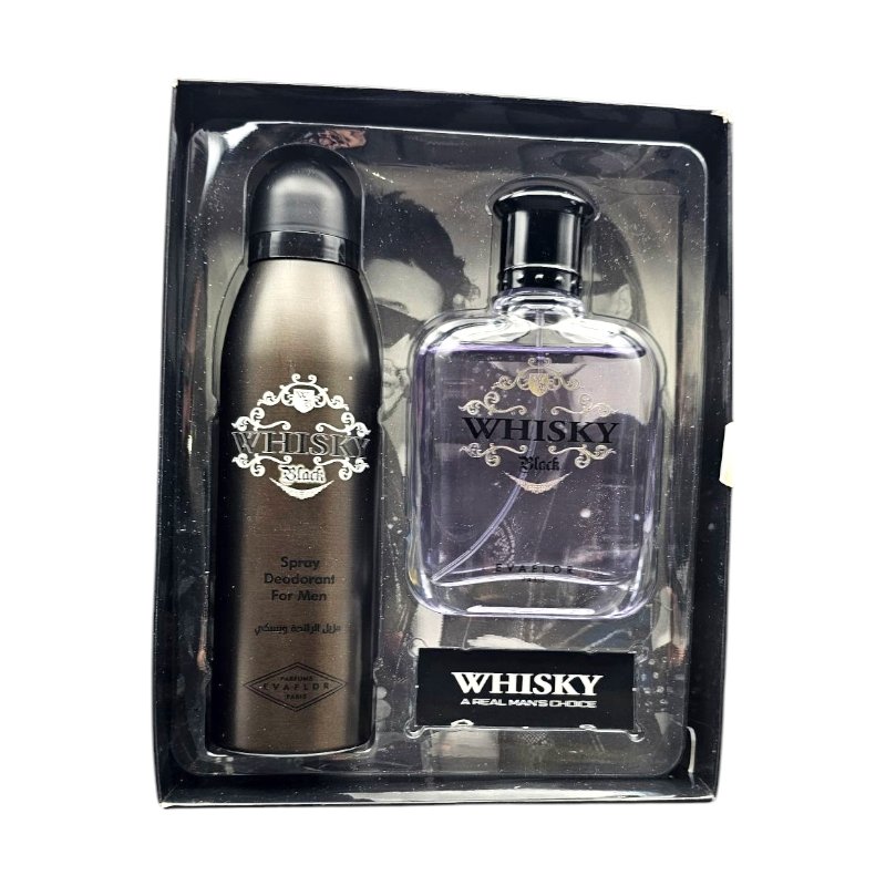 WHISKY BLACK COFFRET 2PCS