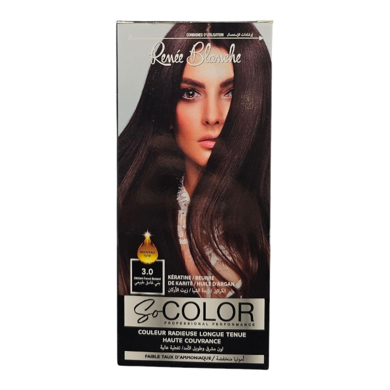 RENEE BLANCHE SO COLOR TEINTURE N*3.0