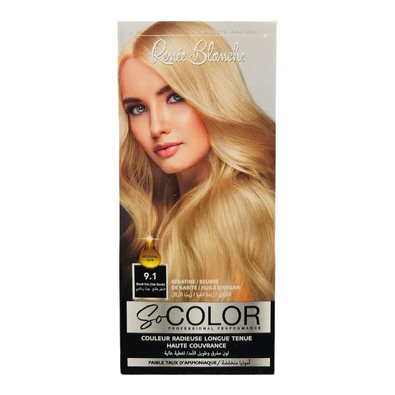 RENEE BLANCHE SO COLOR TEINTURE N*9.1