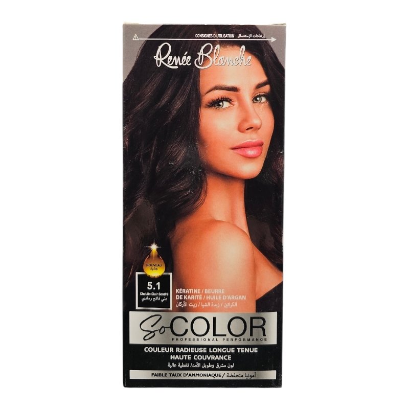 RENEE BLANCHE SO COLOR TEINTURE N*5.1