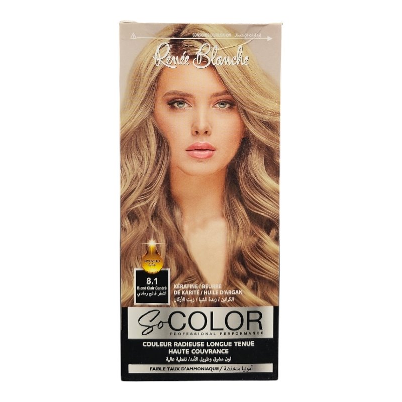 RENEE BLANCHE SO COLOR TEINTURE N*8.1