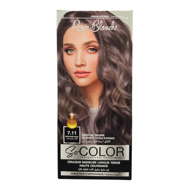 RENEE BLANCHE SO COLOR TEINTURE N*7.11