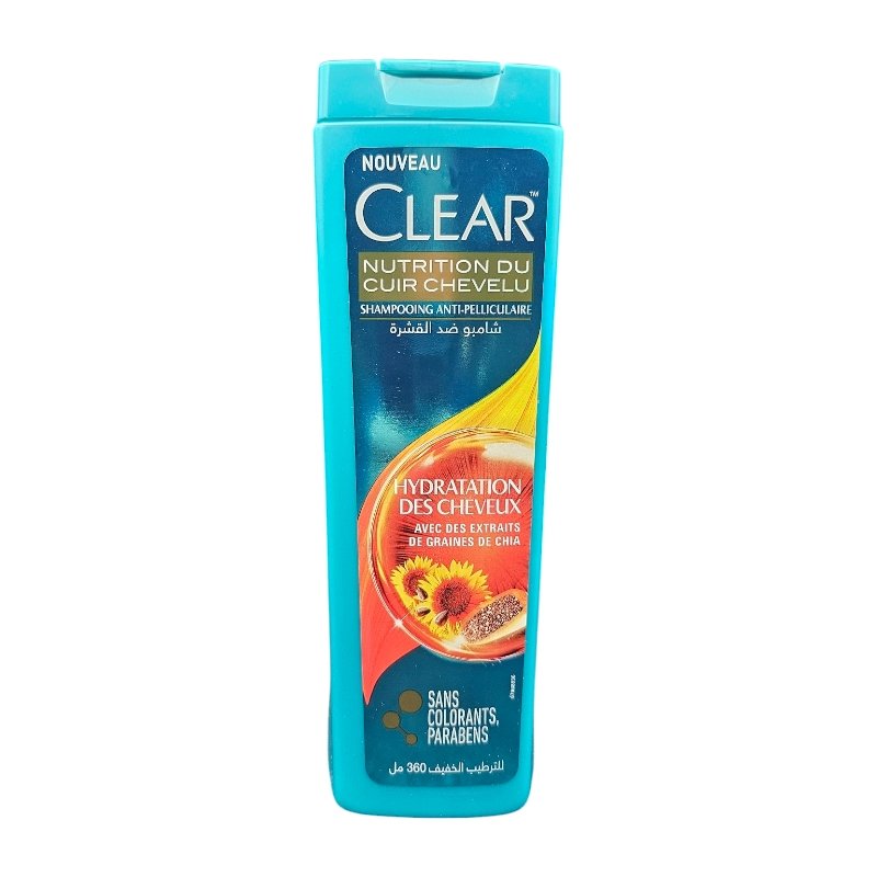 CLEAR SHP HYDRATATION DES CHEV GRAINS DE CHIA 360ML