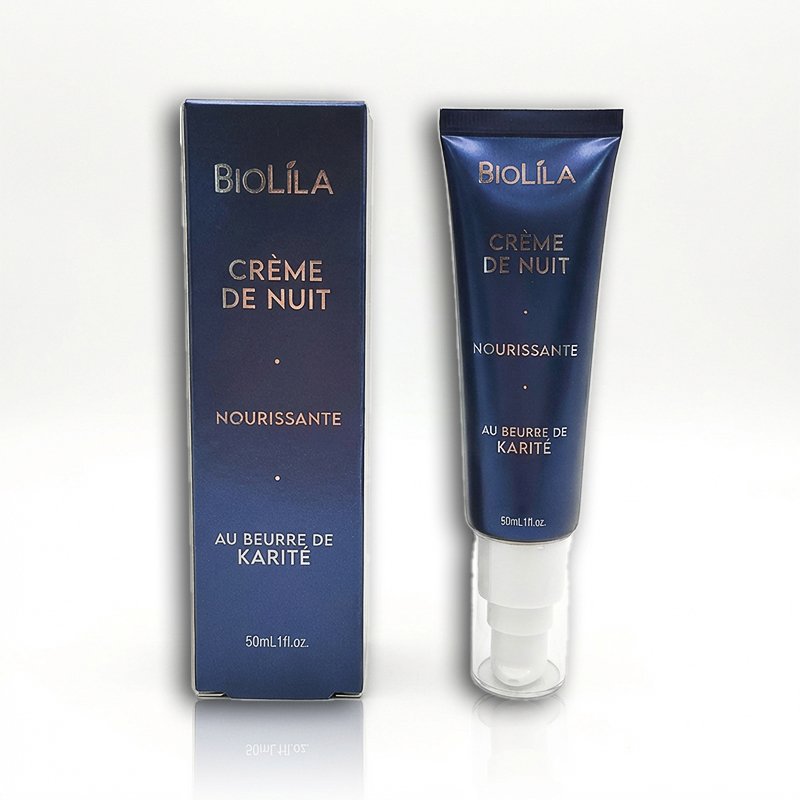 BIOLILA CREME NUIT NOURISSANTE BEURRE DE KARITE 50ML