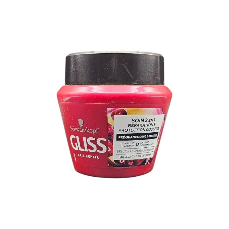GLISS MASQUE 2EN1 PROTECTION COULEUR 300ML