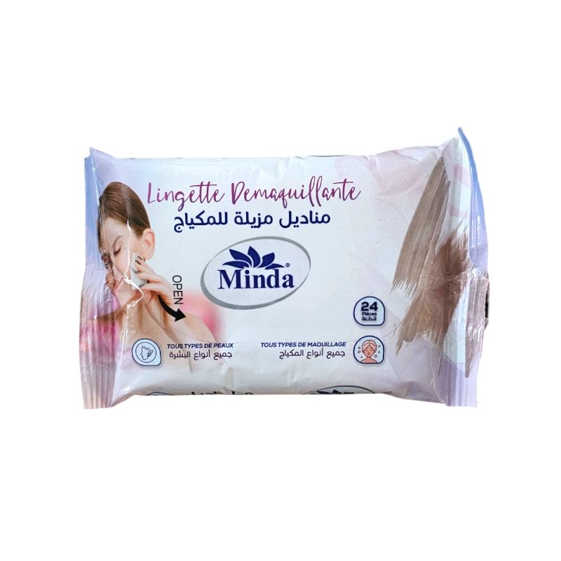 MINDA LINGETTES DEMAQUILLANTE 24PCS