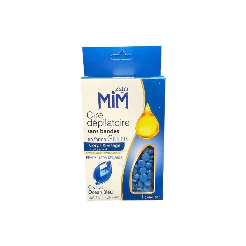 MIM CIRE DEP GRAINS CRYSTAL OCEAN BLEU 80G