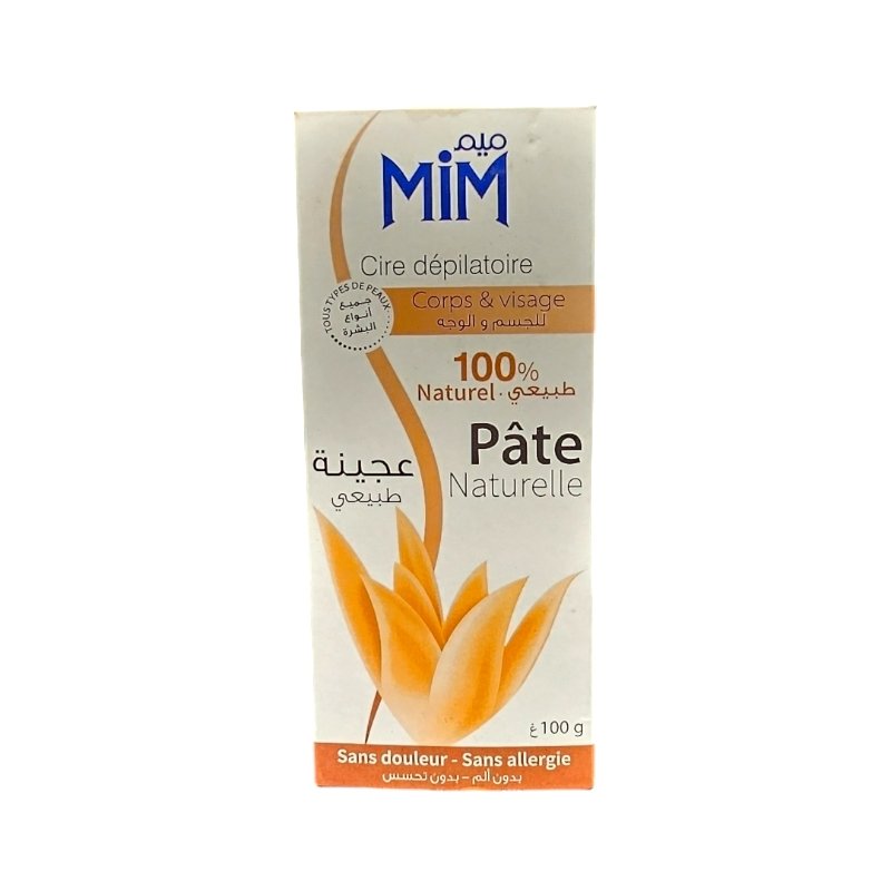 MIM PATE A CIRE DEPILATOIRE NATURELLE 100G