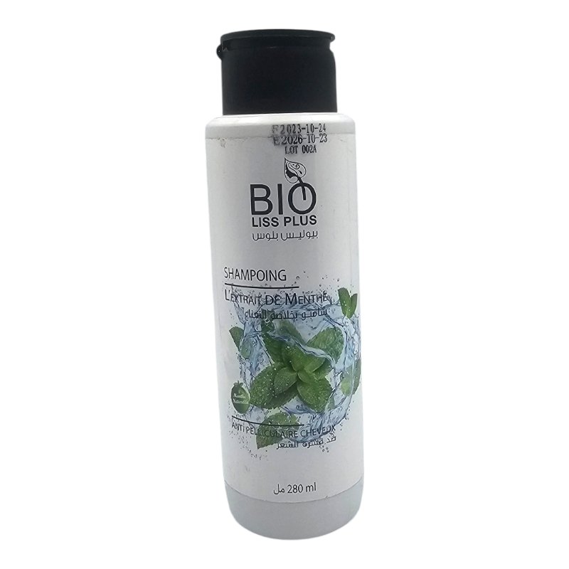 BIO LISS PLUS SHAMP MENTHE 280ML