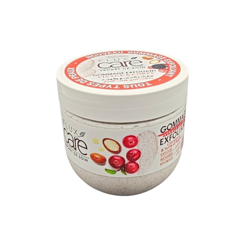 FLUX CARE GOMMAGE CORPS CRANBERRY & ARGAN 370ML