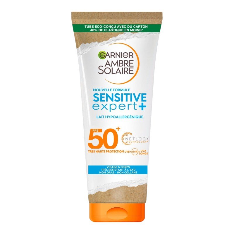 GARNIER AMBRE SOLAIRE SENSITIVE EXPERT 50+ TUBE 200ML