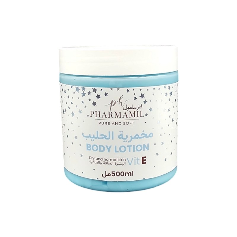 PHARMAMIL BODY LOTION VIT E 500ML *BLEU*
