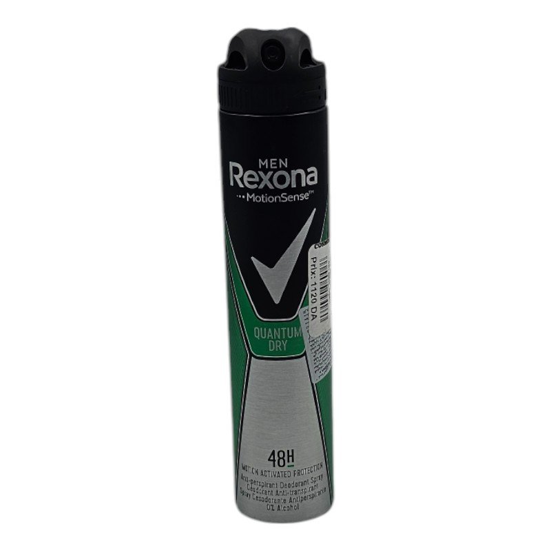 REXONA MEN DEO QUANTUM DRY 200ML *VERT*
