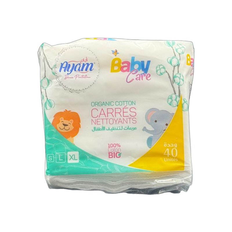 AYAM BABY CARE COTTON CARRES 40U