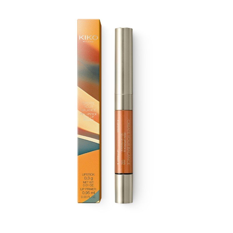 KIKO CREATE YOUR BALANCE 2EN1 PRIMER & LIPSTICK 0.3G