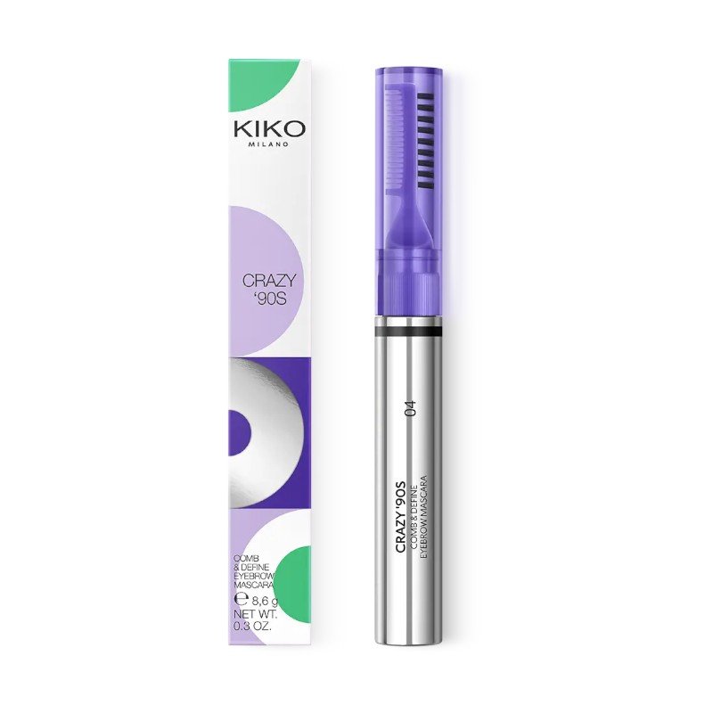 KIKO CRAZY 90S COMB & DEFINER EYEBROW MASCARA 8.6G
