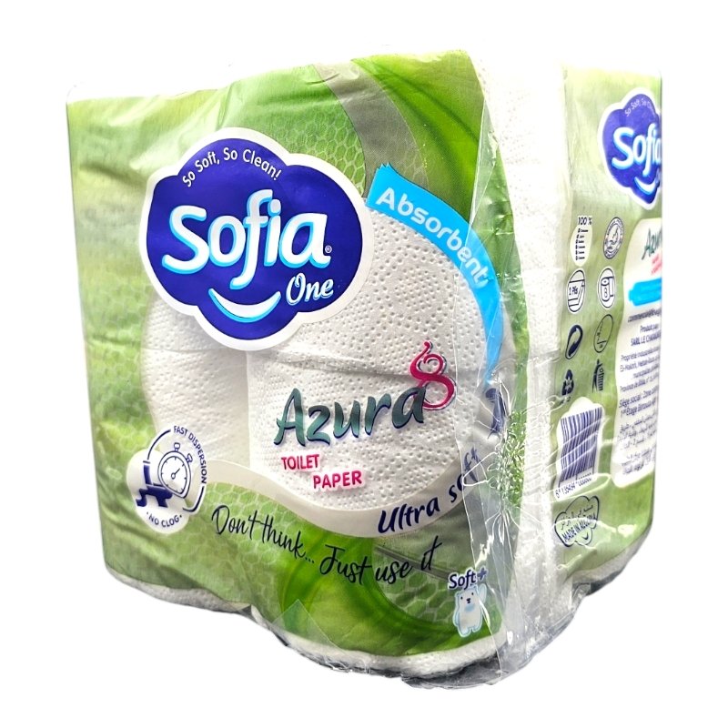 SOFIA PAPIER HYG AZURA 8PCS