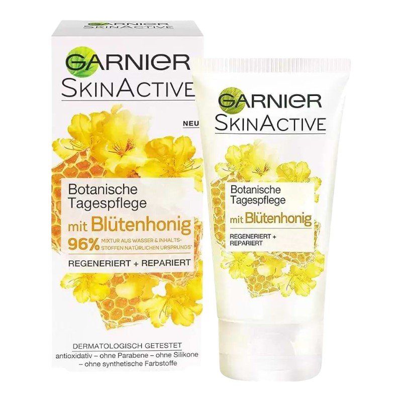 GARNIER SKIN ACTIVE BOTANISCHE TAGESPFLEGE 96% CREME JOUR MIEL