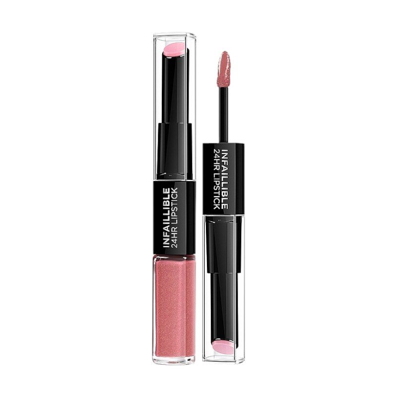 LOREAL 2EN1 LIPGLOSS + RAL INFAILLIBLE 24H