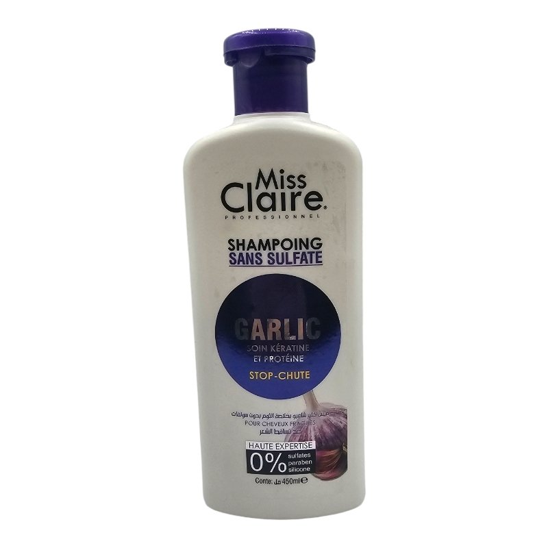 MISS CLAIRE SHP SS GARLIC SOIN KERATINE 450ML *BLANC*