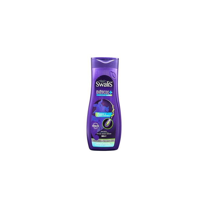 SWALIS DETOX + SHP CHEVEUX ETOUFFES FRAGILES 330ML