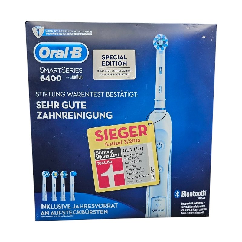 BRAUN ORAL B BAD SMART SERIES 6400 +4 RECHARGE